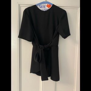 Zara Black Top with tie
